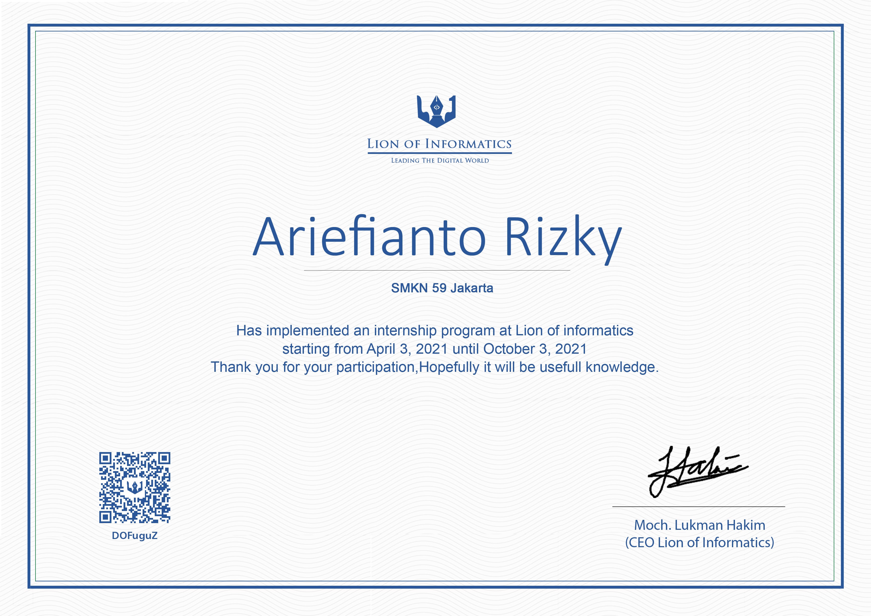 certificate dicoding